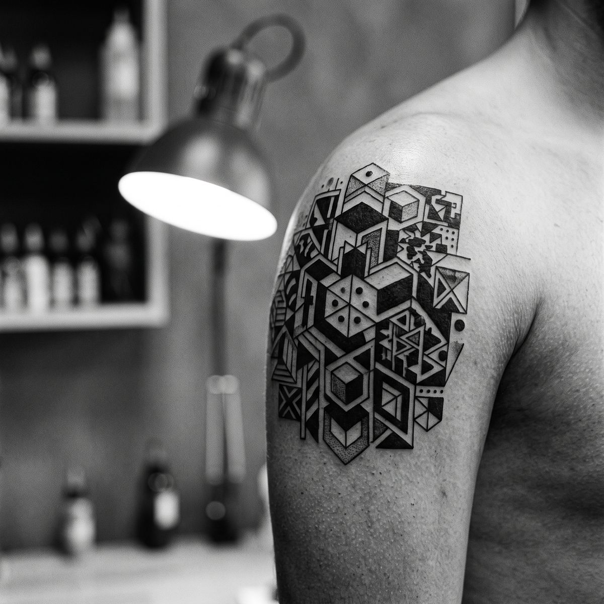 Géométrie, Blackwork
