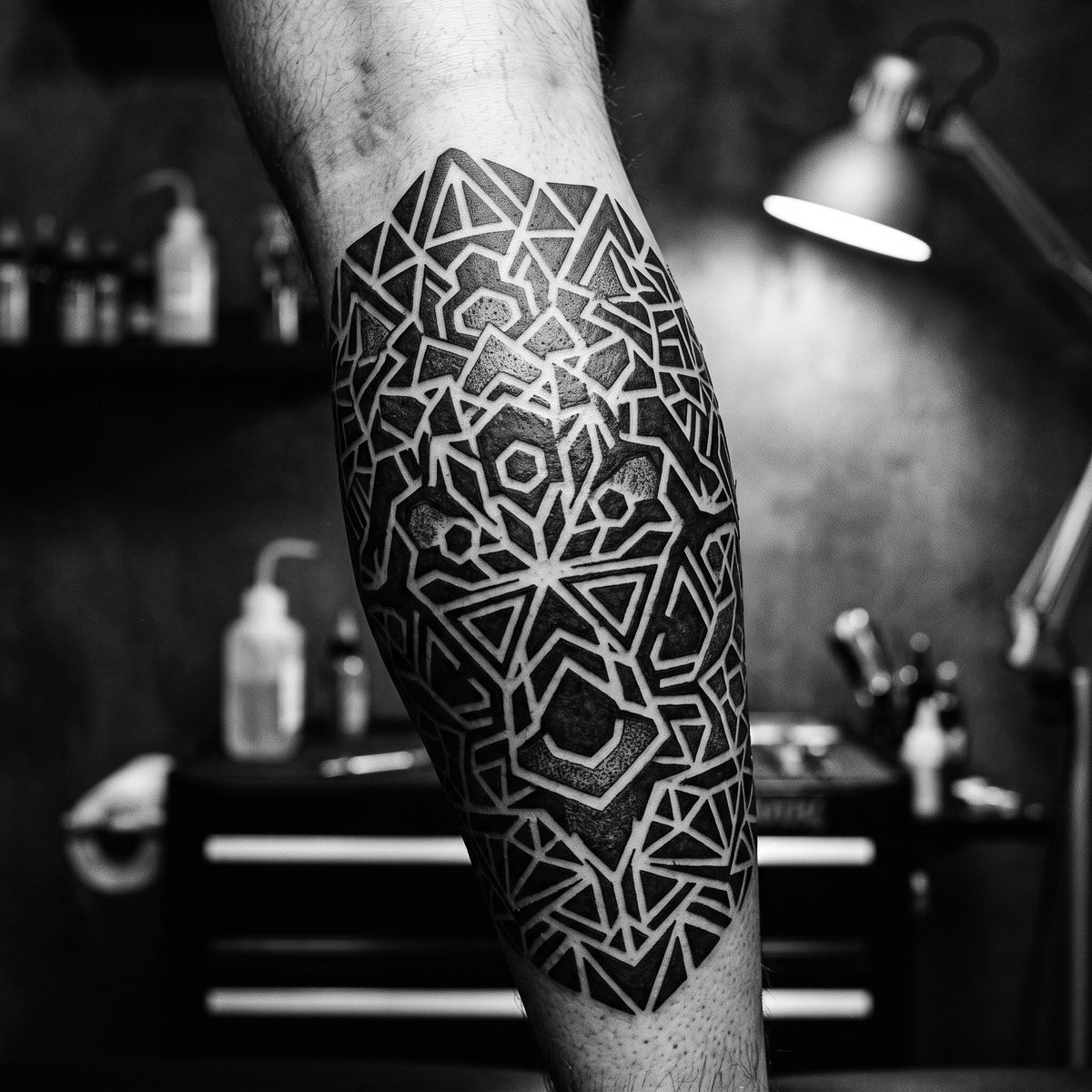 Mandala, Blackwork
